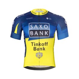 BONAVELO Cycling short sleeve jersey - SAXO BANK TINKOFF - blue/yellow