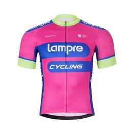 BONAVELO Cycling short sleeve jersey - LAMPRE - pink/blue