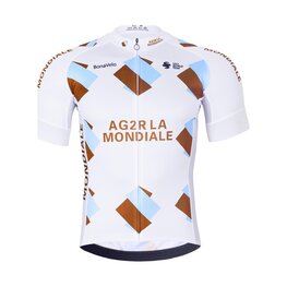 BONAVELO Cycling short sleeve jersey - AG2R LA MONDIALE - white/blue