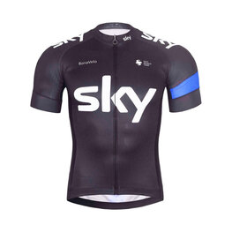 BONAVELO Cycling short sleeve jersey - SKY - black