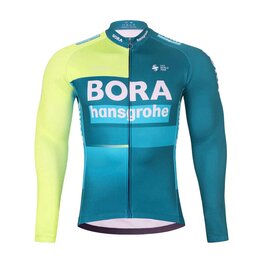 BONAVELO Cycling winter long sleeve jersey - BORA 2024 WINTER - green