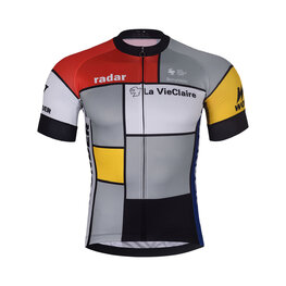 BONAVELO Cycling short sleeve jersey - 1985 LA VIE CLAIRE RADAR - multicolour