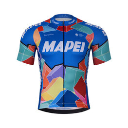 BONAVELO Cycling short sleeve jersey - MAPEI - blue/multicolour