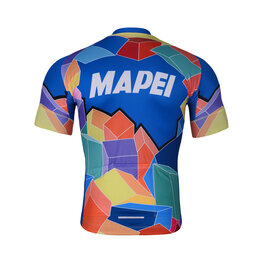 BONAVELO Cycling short sleeve jersey - MAPEI - blue/multicolour