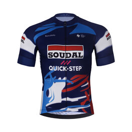 BONAVELO Cycling short sleeve jersey - SOUDAL-QUICKSTEP 2025 - blue/white