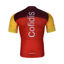 BONAVELO Cycling short sleeve jersey - COFIDIS 2025 - red/yellow