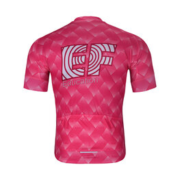 BONAVELO Cycling short sleeve jersey - EDUCATION FIRST 2025 - pink