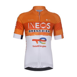 BONAVELO Cycling short sleeve jersey - INEOS GRENADIERS KID 2026 - white/orange