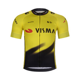 BONAVELO Cycling short sleeve jersey - VISMA 2026 - yellow/black