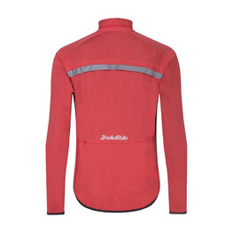 HOLOKOLO Cycling rain jacket - NEON - red