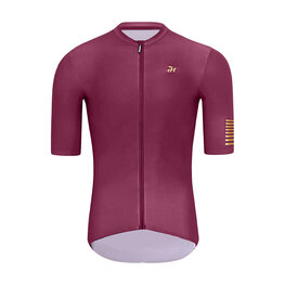 HOLOKOLO Cycling short sleeve jersey - VICTORIOUS GOLD - bordeaux