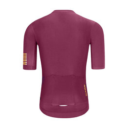 HOLOKOLO Cycling short sleeve jersey - VICTORIOUS GOLD - bordeaux