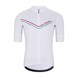 HOLOKOLO Cycling short sleeve jersey - LEVEL UP - white
