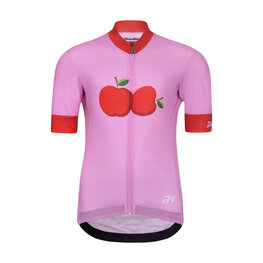 HOLOKOLO Cycling short sleeve jersey - FRUIT - pink/red
