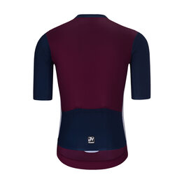 HOLOKOLO Cycling short sleeve jersey - TECHNICAL  - bordeaux/grey