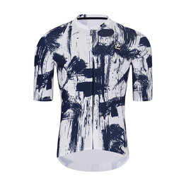 HOLOKOLO Cycling short sleeve jersey - STROKES - white/black