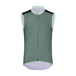 HOLOKOLO Cycling sleeveless jersey - SIMPLE - green/black