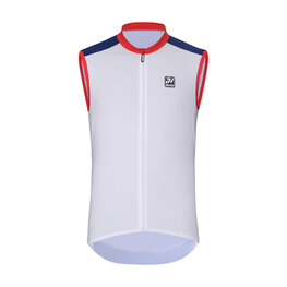 HOLOKOLO Cycling sleeveless jersey - SIMPLE - white/blue
