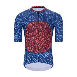 HOLOKOLO Cycling short sleeve jersey - TAMELESS - blue/red