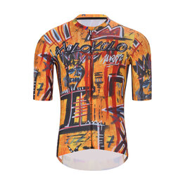 HOLOKOLO Cycling short sleeve jersey - WILDLY - yellow/multicolour