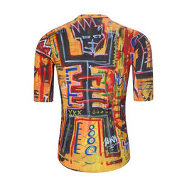 HOLOKOLO Cycling short sleeve jersey - WILDLY - yellow/multicolour