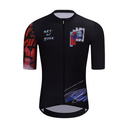 HOLOKOLO Cycling short sleeve jersey - SKETCH - black/red