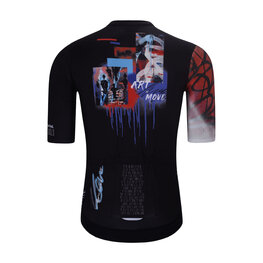 HOLOKOLO Cycling short sleeve jersey - SKETCH - black/red