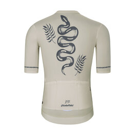 HOLOKOLO Cycling short sleeve jersey - CRUST - ivory/black