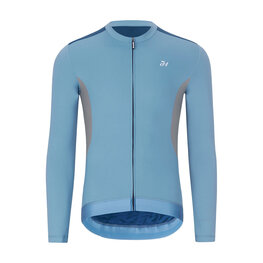 HOLOKOLO Cycling winter long sleeve jersey - SPECIAL - blue