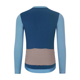 HOLOKOLO Cycling winter long sleeve jersey - SPECIAL - blue