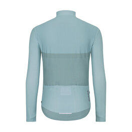 HOLOKOLO Cycling winter long sleeve jersey - STRIPES WINTER - light green