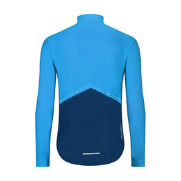 HOLOKOLO Cycling winter long sleeve jersey - ARROW II WINTER - blue