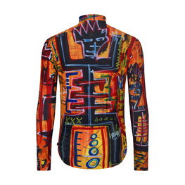 HOLOKOLO Cycling winter long sleeve jersey - WILDLY WINTER - yellow/multicolour