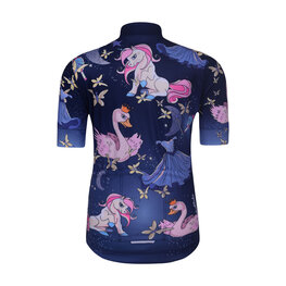 HOLOKOLO Cycling short sleeve jersey - FAIRY TALE - blue