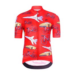 HOLOKOLO Cycling short sleeve jersey - SPEED - red