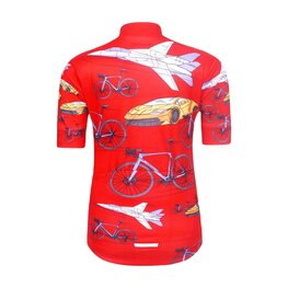 HOLOKOLO Cycling short sleeve jersey - SPEED - red