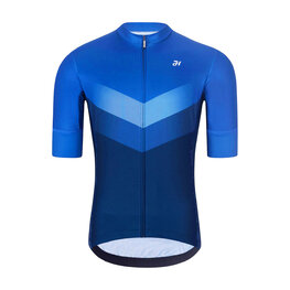 HOLOKOLO Cycling short sleeve jersey - ARROW II - blue