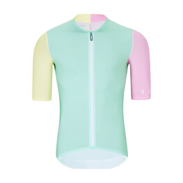 HOLOKOLO Cycling short sleeve jersey - PERFORMANCE - light green/multicolour