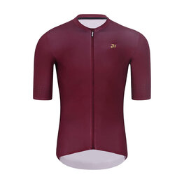 HOLOKOLO Cycling short sleeve jersey - EYELET - bordeaux