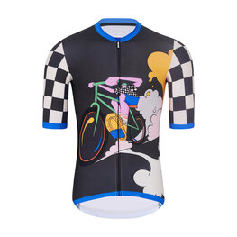 HOLOKOLO Cycling short sleeve jersey - RAPID - black/multicolour
