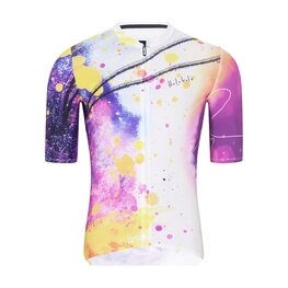 HOLOKOLO Cycling short sleeve jersey - SPLASH - grey/purple
