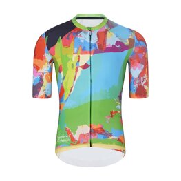 HOLOKOLO Cycling short sleeve jersey - DEER - green/multicolour