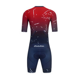 HOLOKOLO Cycling skinsuit - TEMPO - red/blue