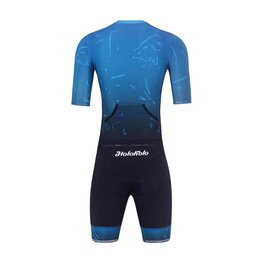 HOLOKOLO Cycling skinsuit - TEMPO - blue/black