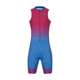 HOLOKOLO Cycling skinsuit - SNIPP - pink/turquoise