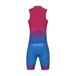 HOLOKOLO Cycling skinsuit - SNIPP - pink/turquoise