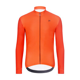 HOLOKOLO Cycling winter long sleeve jersey - PERFORMANCE WINTER - orange