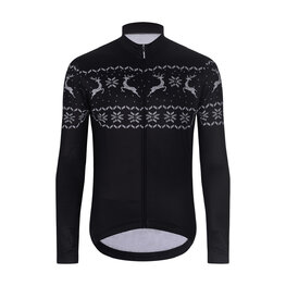 HOLOKOLO Cycling winter long sleeve jersey - FROSTTRAIL WINTER - black
