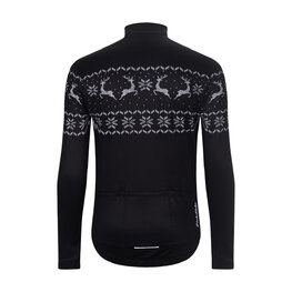 HOLOKOLO Cycling winter long sleeve jersey - FROSTTRAIL WINTER - black