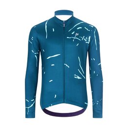 HOLOKOLO Cycling winter long sleeve jersey - PASSION WINTER - blue